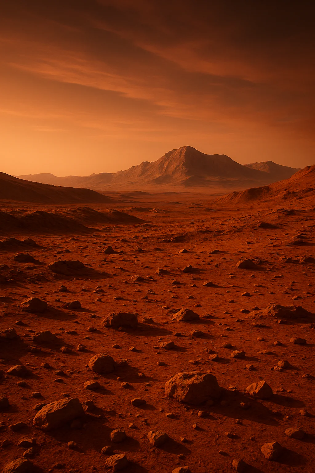 Mars landscape