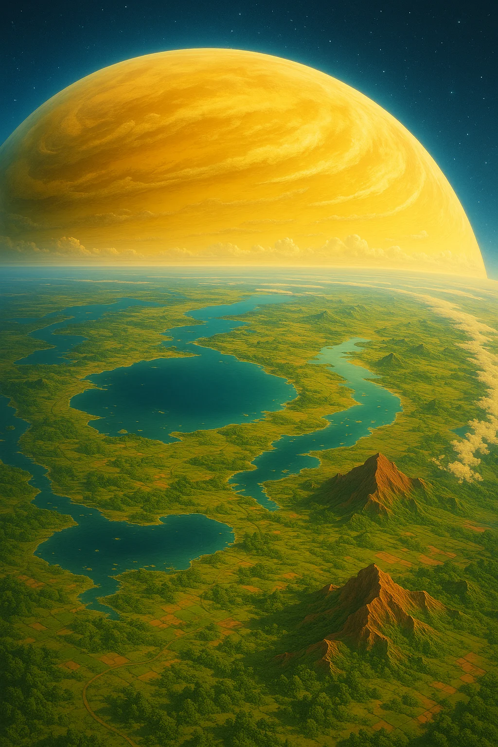 Terraformed Venus concept